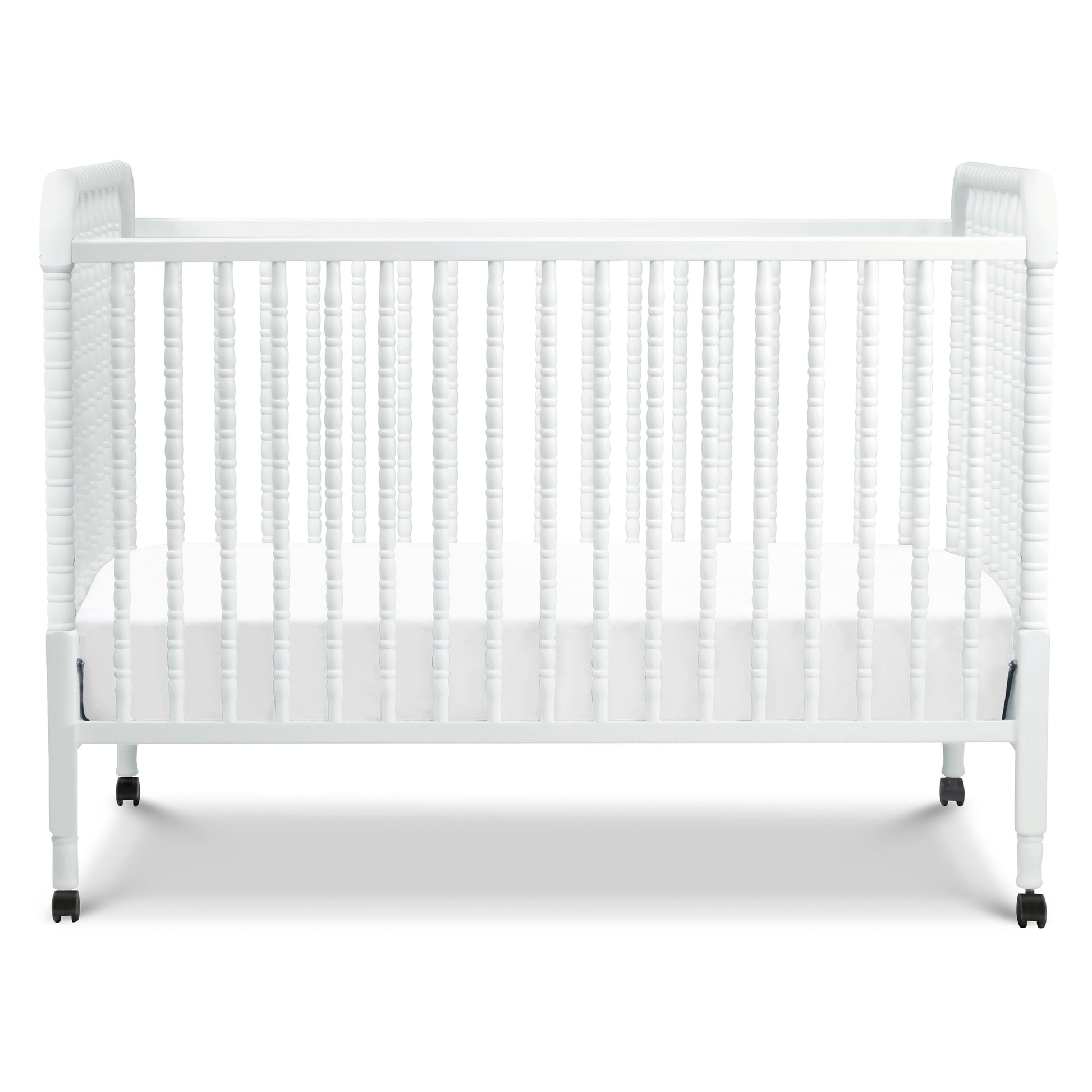 M7391W,DaVinci,Jenny Lind Stationary Crib In White Finish