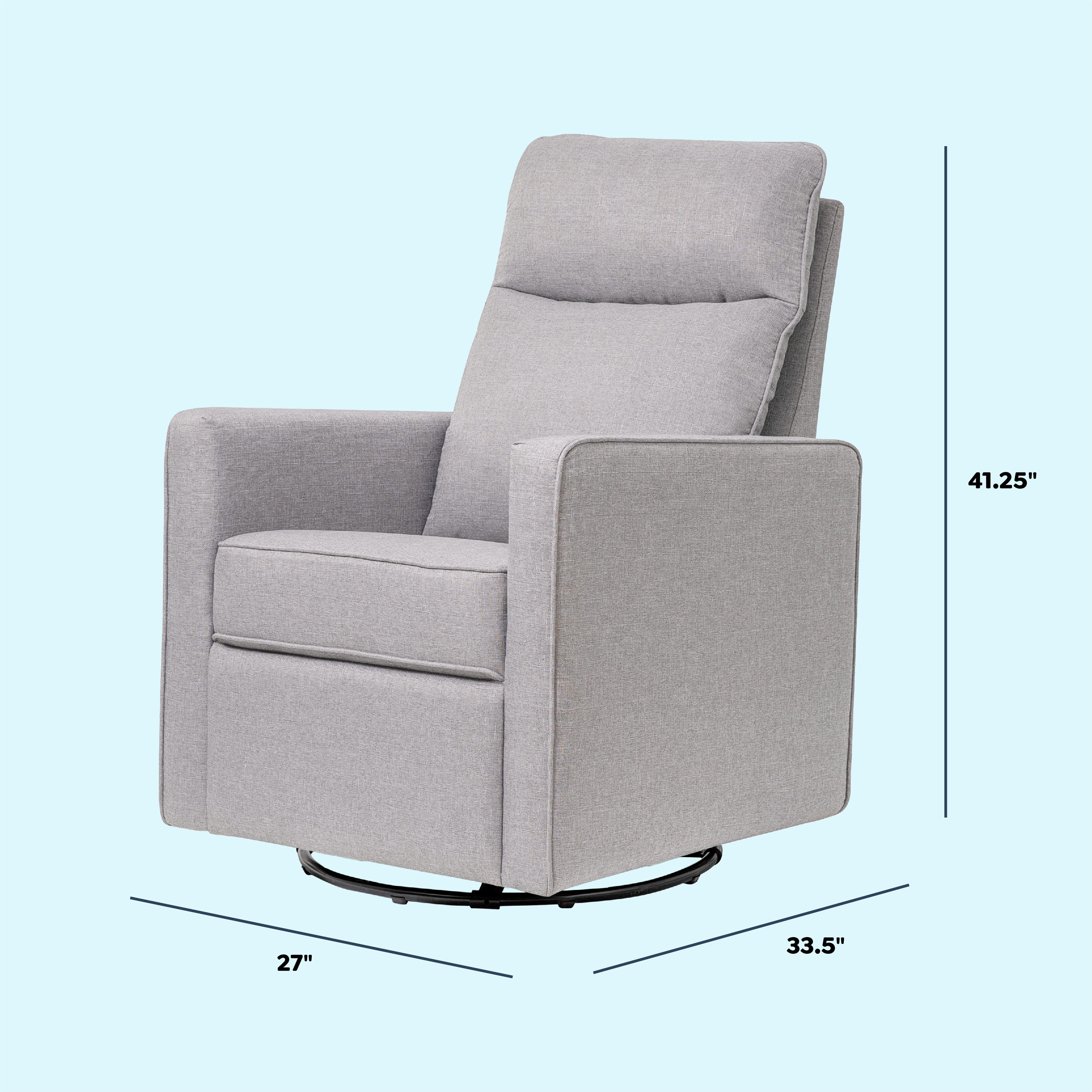 DaVinci Gabby Pillowback Swivel Glider – DaVinci Baby