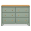 M27226LSHY,DaVinci,Shea 6-Drawer Dresser in Light Sage and Honey