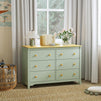 M27226LSHY,DaVinci,Shea 6-Drawer Dresser in Light Sage and Honey