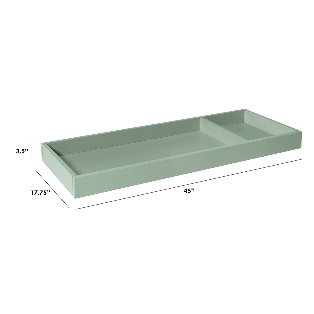 M0619LS,Universal Wide Removable Changing Tray in Light Sage