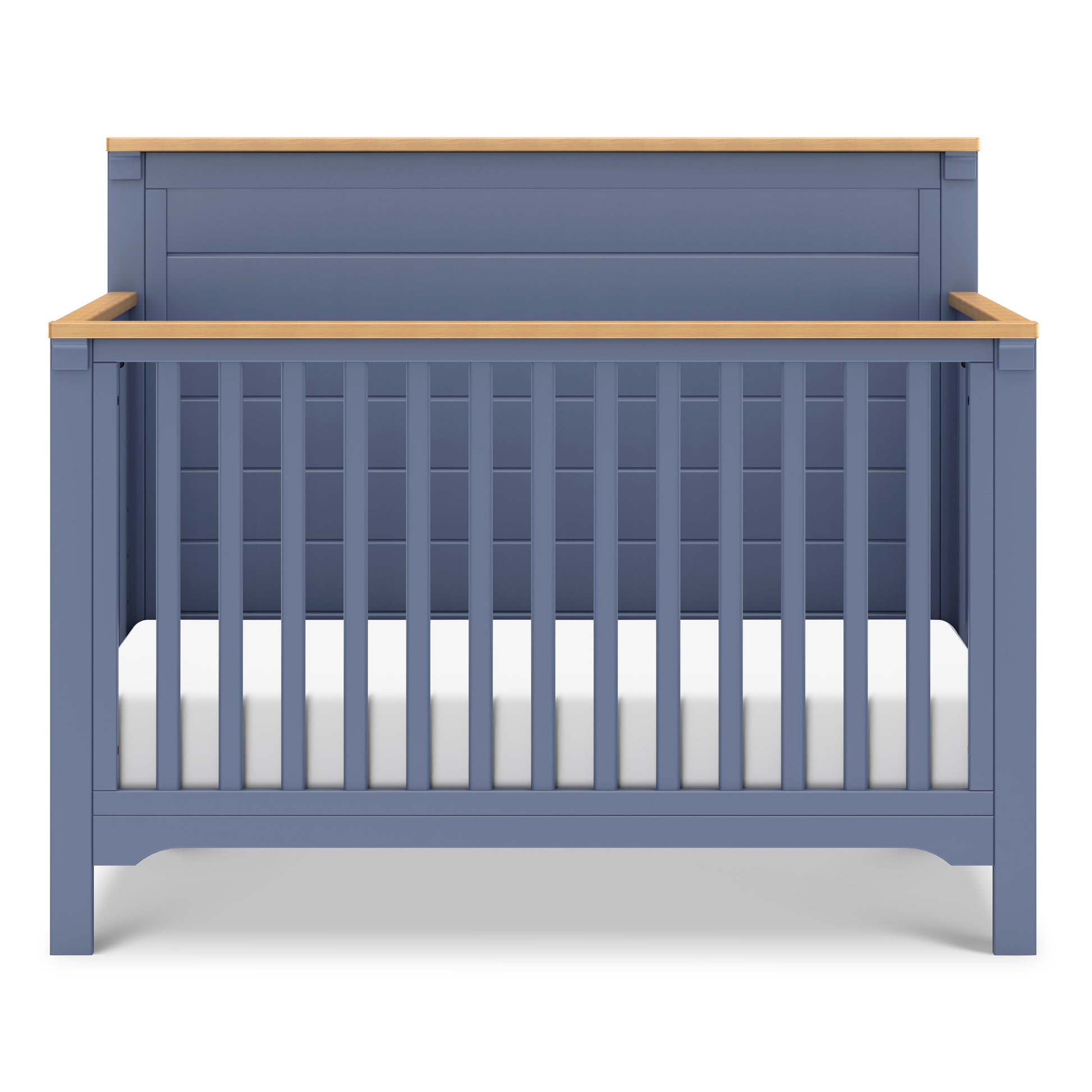 M27201CVBHY,DaVinci,Shea 4-in-1 Convertible Crib in Cove Blue and Honey