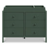 M25126FRGR,DaVinci,Birdie 6-Drawer Dresser in Forest Green