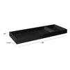 M0619E,Universal Wide Removable Changing Tray in Ebony / Black