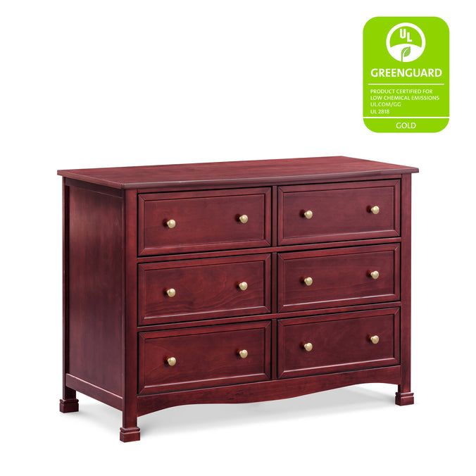 M5529C,DaVinci,Kalani 6-Drawer Double Wide Dresser in Rich Cherry