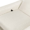 M19387WB,DaVinci,Penny Swivel Recliner in Ivory Boucle