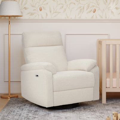 Suzy Electronic Recliner and Swivel Glider | USB Charging Port