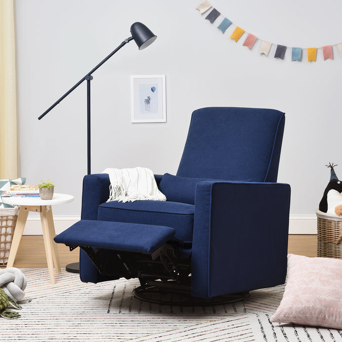 M10887NN,DaVinci,Piper Recliner in Navy