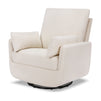 M24587WB,DaVinci,Juno Swivel Glider in Ivory Boucle