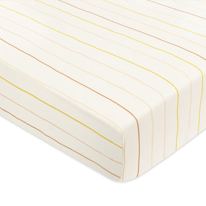 Crib Sheet in GOTS Certified Organic Brushed Cotton