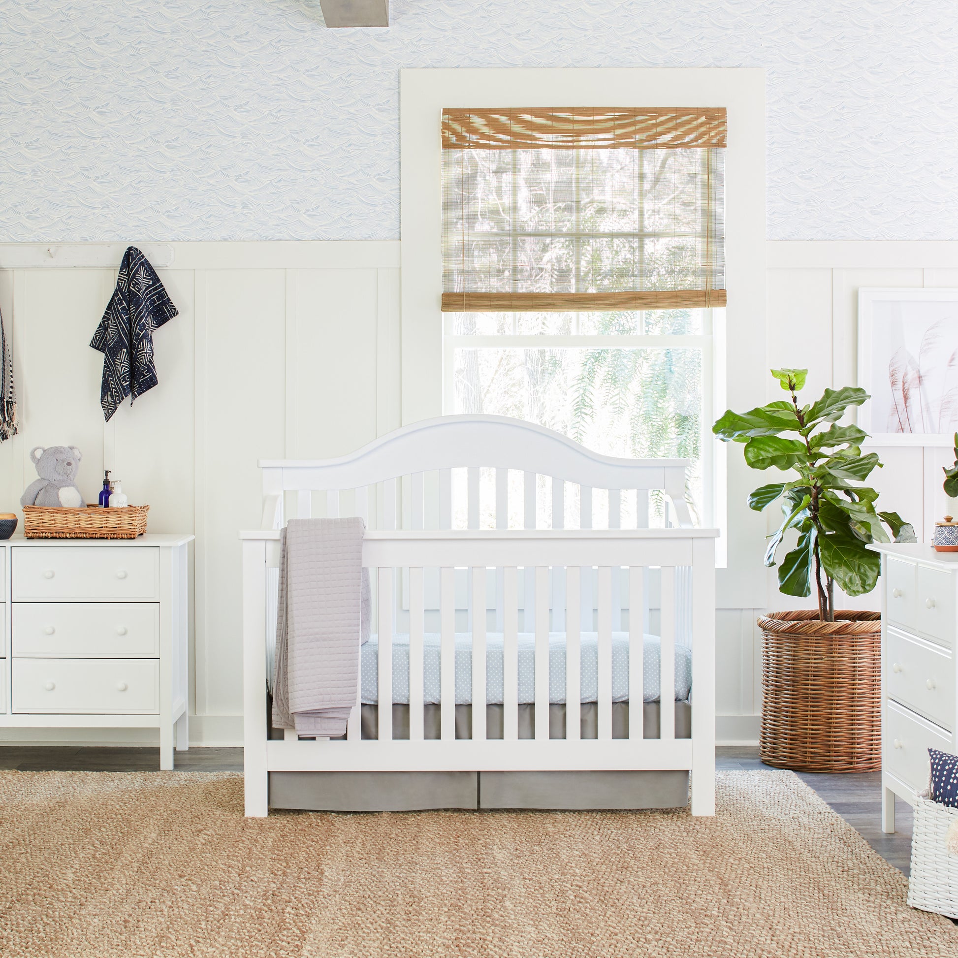 M5981W,DaVinci,Jayden 4-in-1 Convertible Crib in White Finish