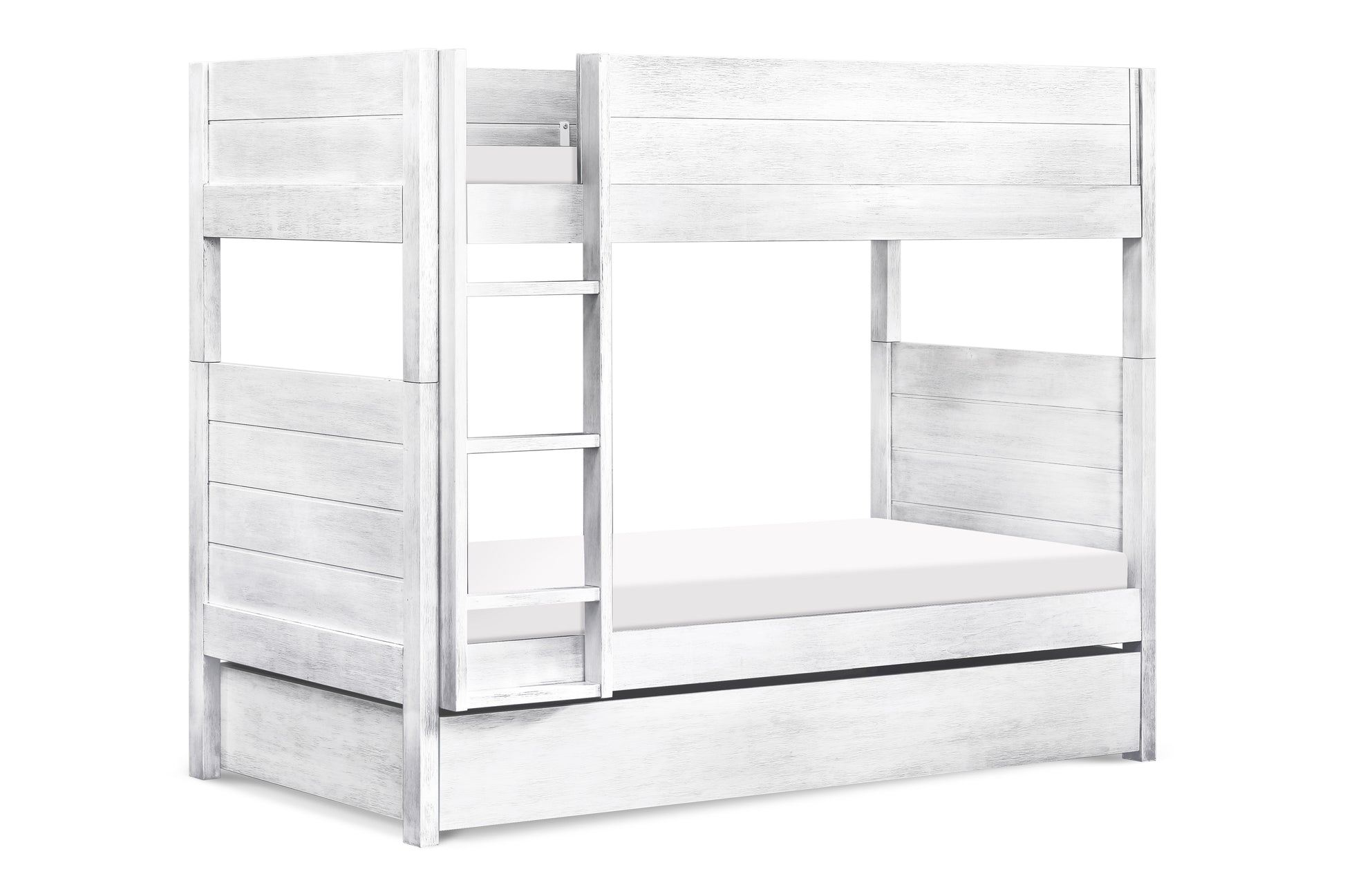 M19173CGW,The MDB Family,Universal Twin Storage Trundle Bed in Cottage White