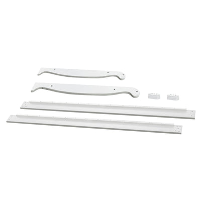 M5589W,The MDB Family,Full Size Conversion Kit for Kalani Crib&Changer in White