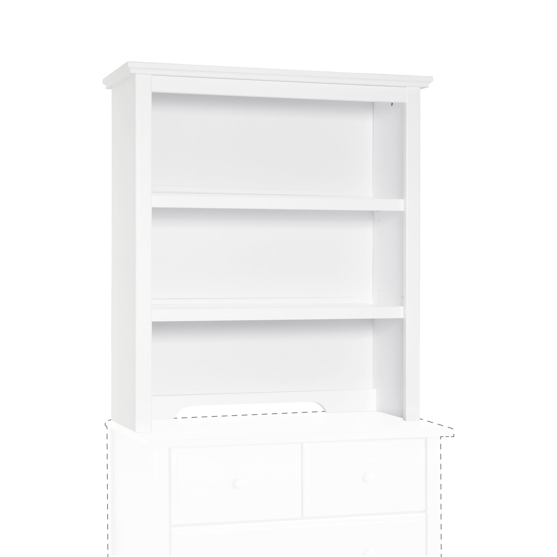 M4309W,DaVinci,Autumn Bookcase / Hutch in White Finish