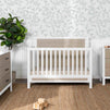 F23201WCWD,Carter's,Radley 4-in-1 Convertible Crib in White & Coastwood