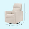 M19787BH,DaVinci,Gabby Pillowback Swivel Glider in Beach