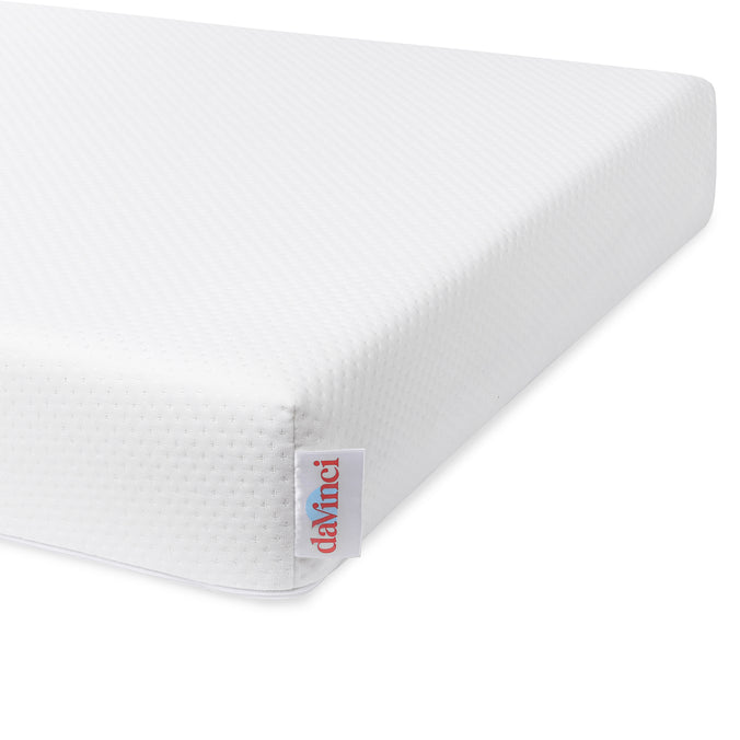 M53114W,DaVinci,Comfort Crib Mattress with Removable Waterproof Knit Cover in White