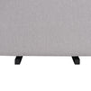 M13985GCM,DaVinci,Davinci Universal Gliding Ottoman in Grey Finish with Cream Piping