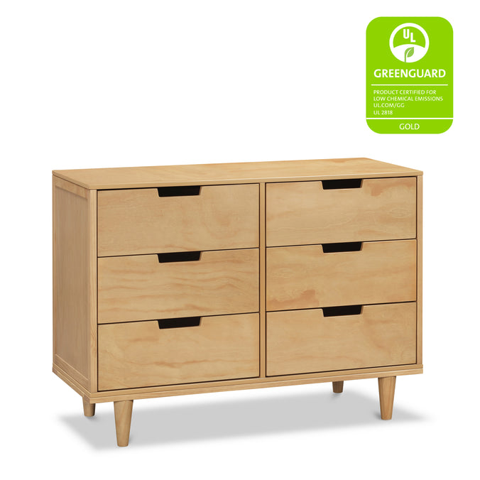 W4926HY,Marley 6-Drawer Double Dresser in Honey