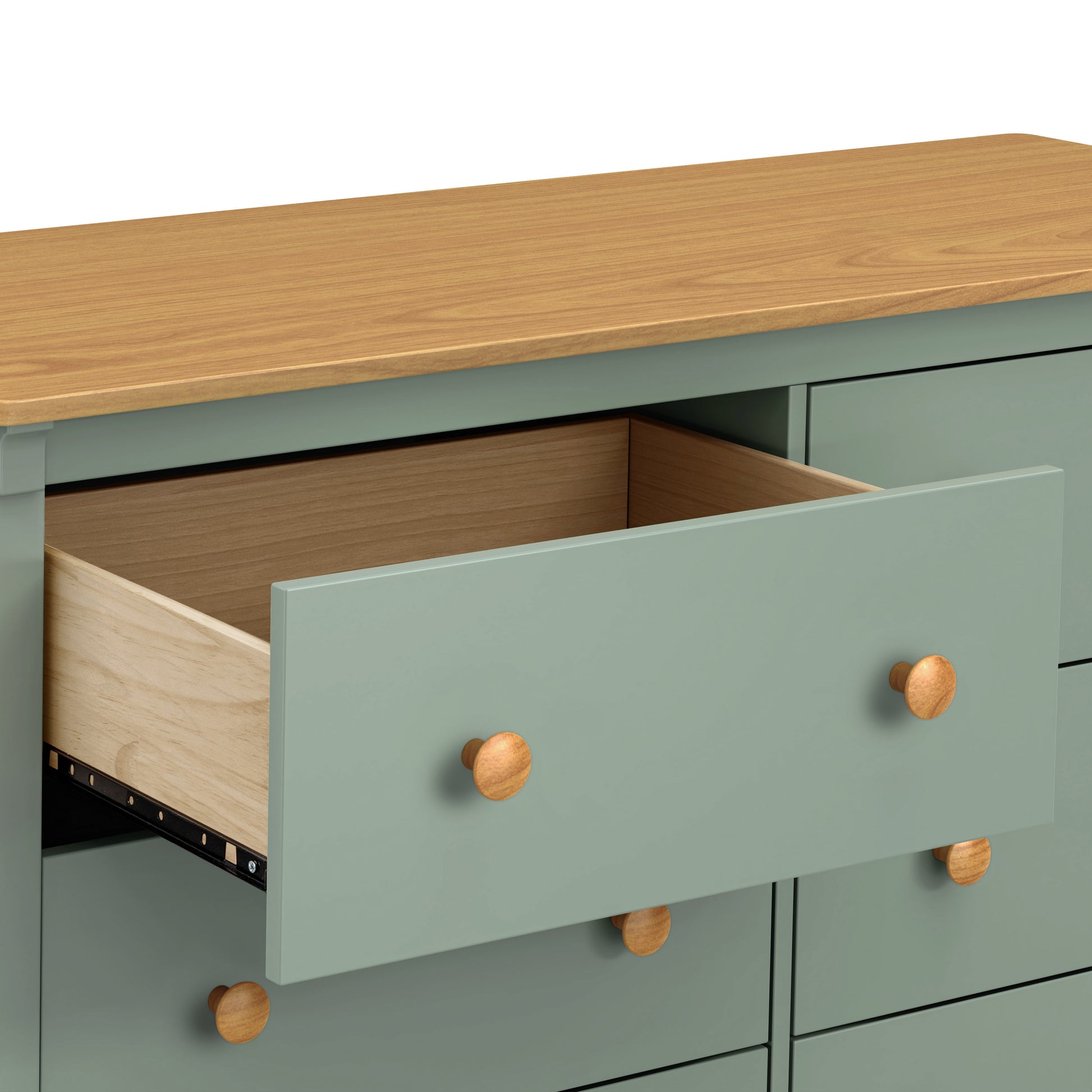 M27226LSHY,DaVinci,Shea 6-Drawer Dresser in Light Sage and Honey