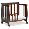 M5598Q,DaVinci,Kalani 4-in-1 Convertible Mini Crib in Espresso Finish