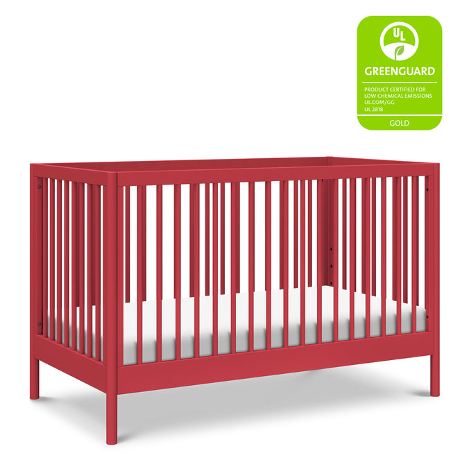 M25101TRD,DaVinci,Birdie 3-in-1 Convertible Crib in Strawberry Red