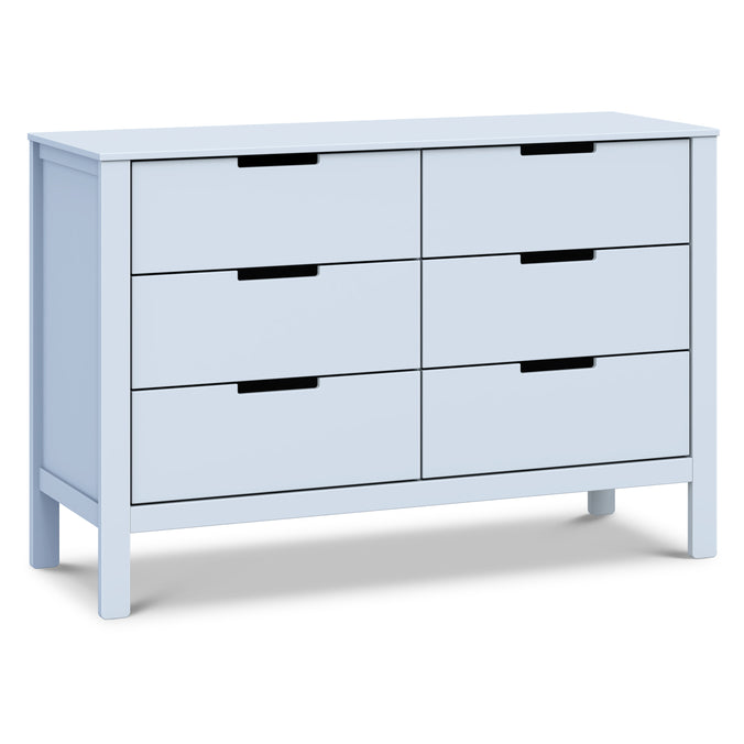 F11926PB,Carter's,Colby 6-Drawer Double Dresser in Powder Blue