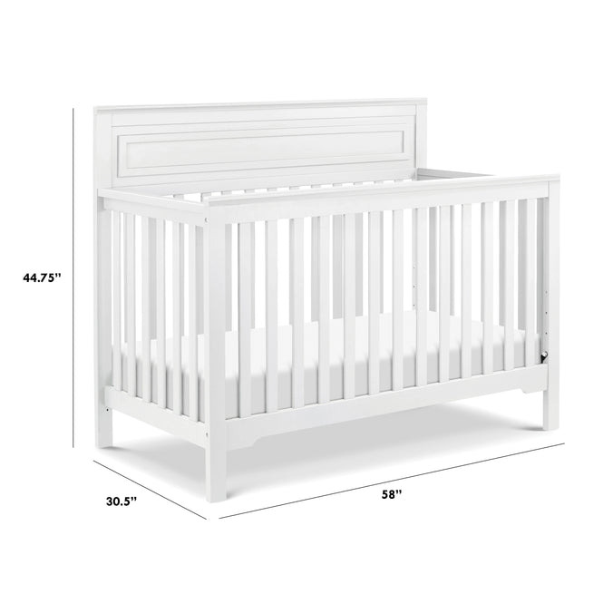 M4301W,DaVinci,Autumn 4-in-1 Convertible Crib in White Finish