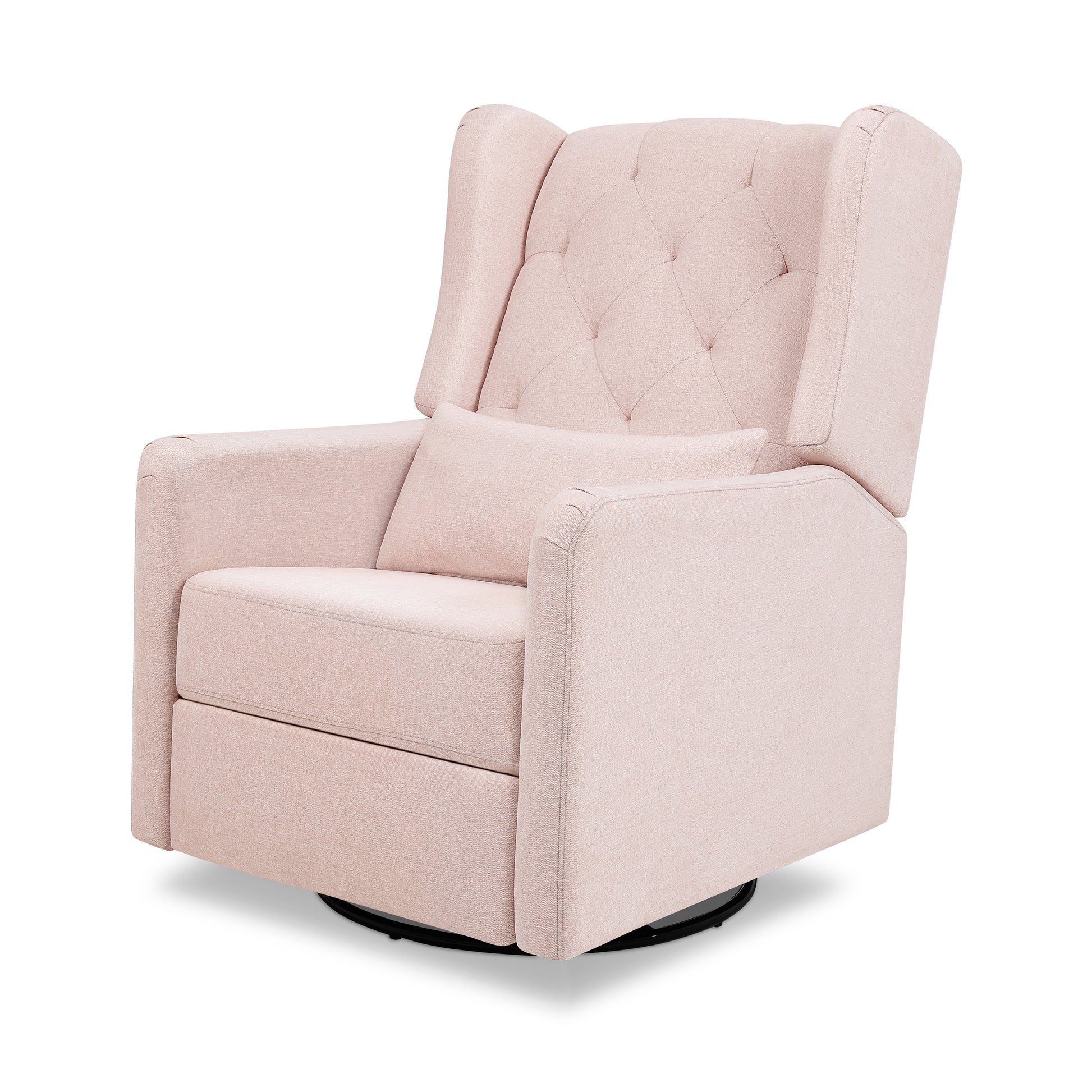 M22487PBPEW,DaVinci,Everly Recliner in Performance Pale Blush Pink Eco-Weave