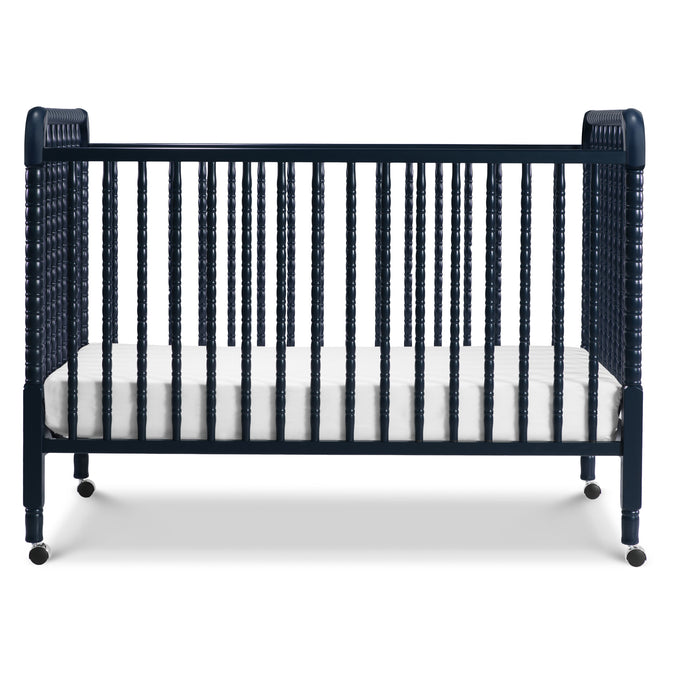 M7391V,DaVinci,Jenny Lind Stationary Crib in Navy Blue Finish