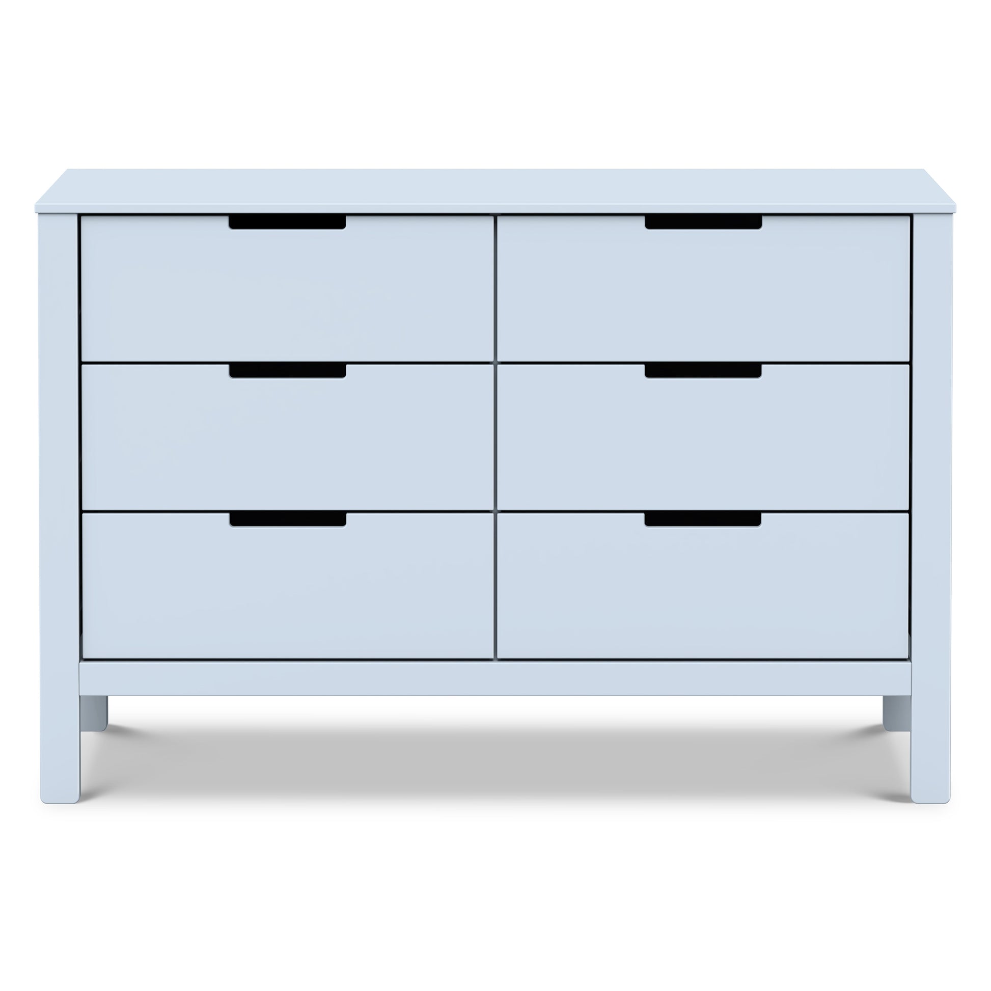 F11926PB,Carter's,Colby 6-Drawer Double Dresser in Powder Blue