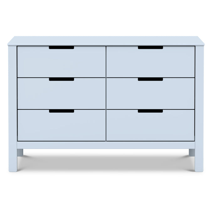 F11926PB,Carter's,Colby 6-Drawer Double Dresser in Powder Blue