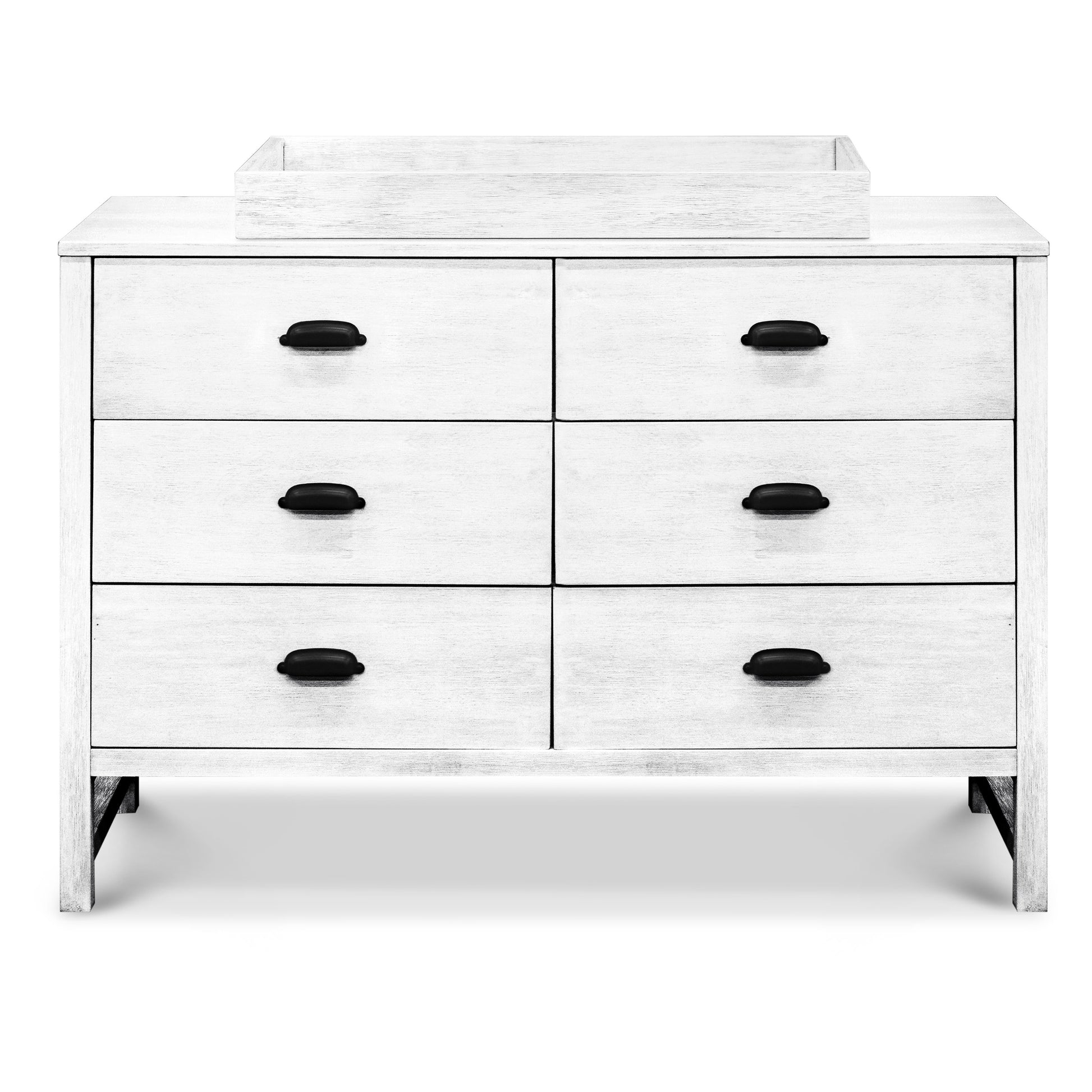 M13516CGW,DaVinci,Fairway 6-Drawer Double Dresser in Cottage White