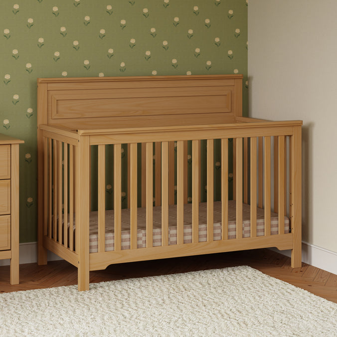 M4301HY,DaVinci,Autumn 4-in-1 Convertible Crib in Honey