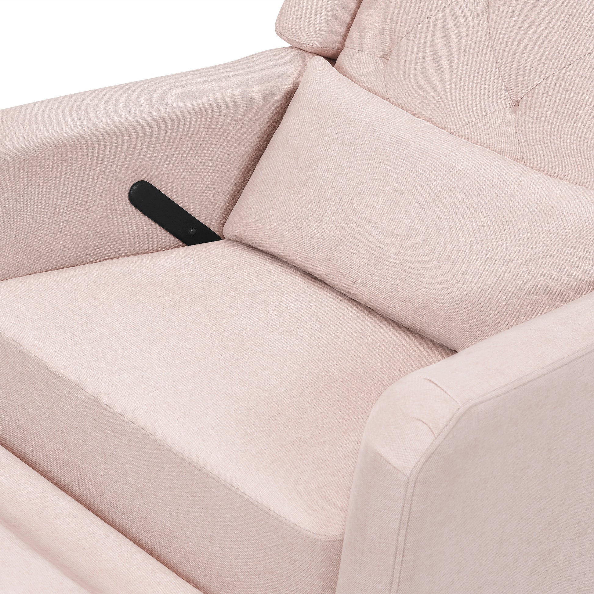 M22487PBPEW,DaVinci,Everly Recliner in Performance Pale Blush Pink Eco-Weave