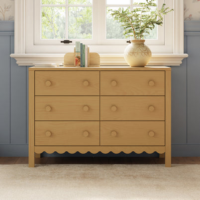 Sammy Scallop 6-Drawer Dresser
