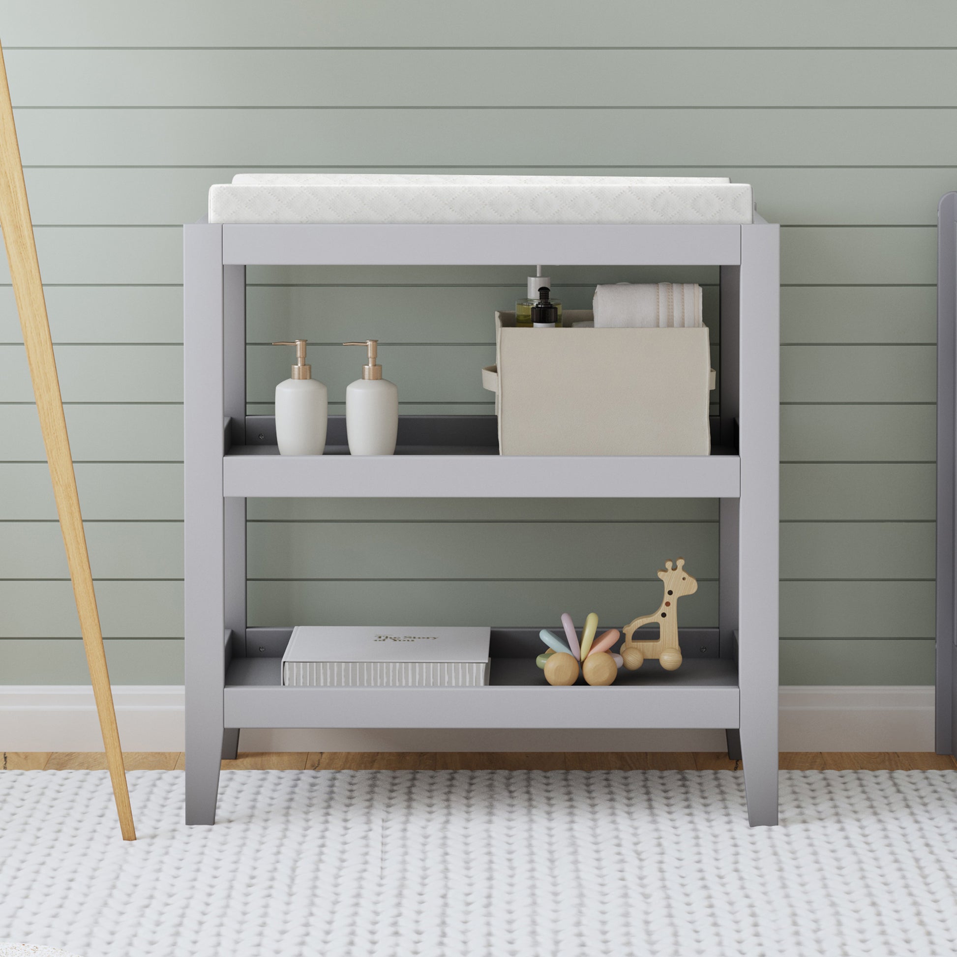 F11902G,Carter's,Colby Changing Table in Grey