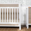 F23201WCWD,Carter's,Radley 4-in-1 Convertible Crib in White & Coastwood