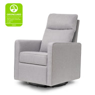 M19787MIG,DaVinci,Gabby Pillowback Swivel Glider in Misty Grey