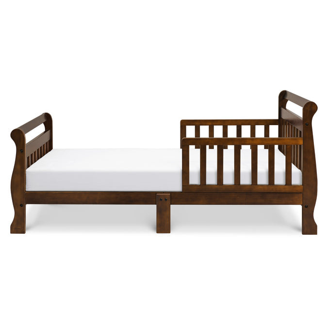 M2990Q,DaVinci,Sleigh Toddler Bed in Espresso Finish