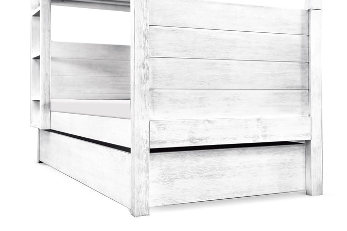 M19173CGW,The MDB Family,Universal Twin Storage Trundle Bed in Cottage White