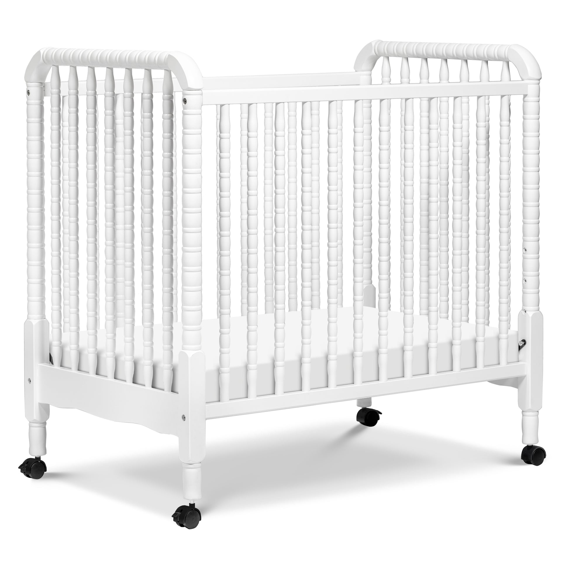 M7398W,DaVinci,Jenny Lind 3-in-1 Convertible Mini Crib in White