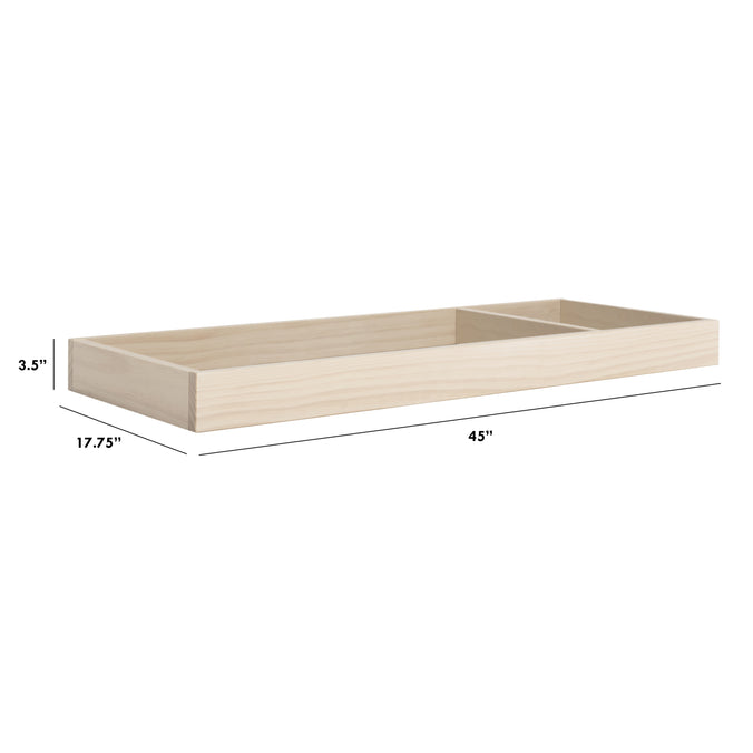 M0619NX,The MDB Family,Universal Wide Removable Changing Tray in Washed Natural