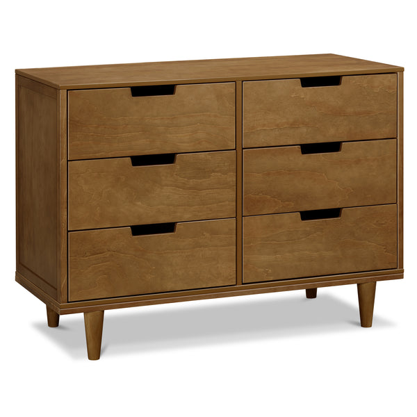 W4926L,Marley 6-Drawer Double Dresser in Walnut Walnut