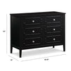 M11426E,DaVinci,Chloe Regency 6-Drawer Dresser in Ebony