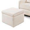 F18787PCM,Carter's,Adrian Swivel Glider with Storage Ottoman in Performance Cream Linen