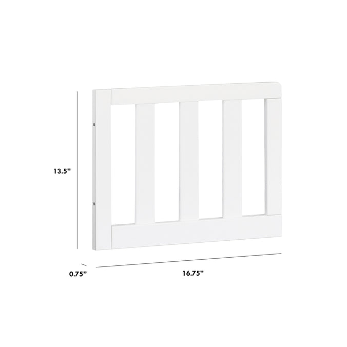 M22599W,The MDB Family,Mini Toddler Bed Conversion Kit (Otto) in White