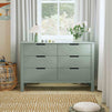 F11926LS,Carter's,Colby 6-Drawer Double Dresser in Light Sage