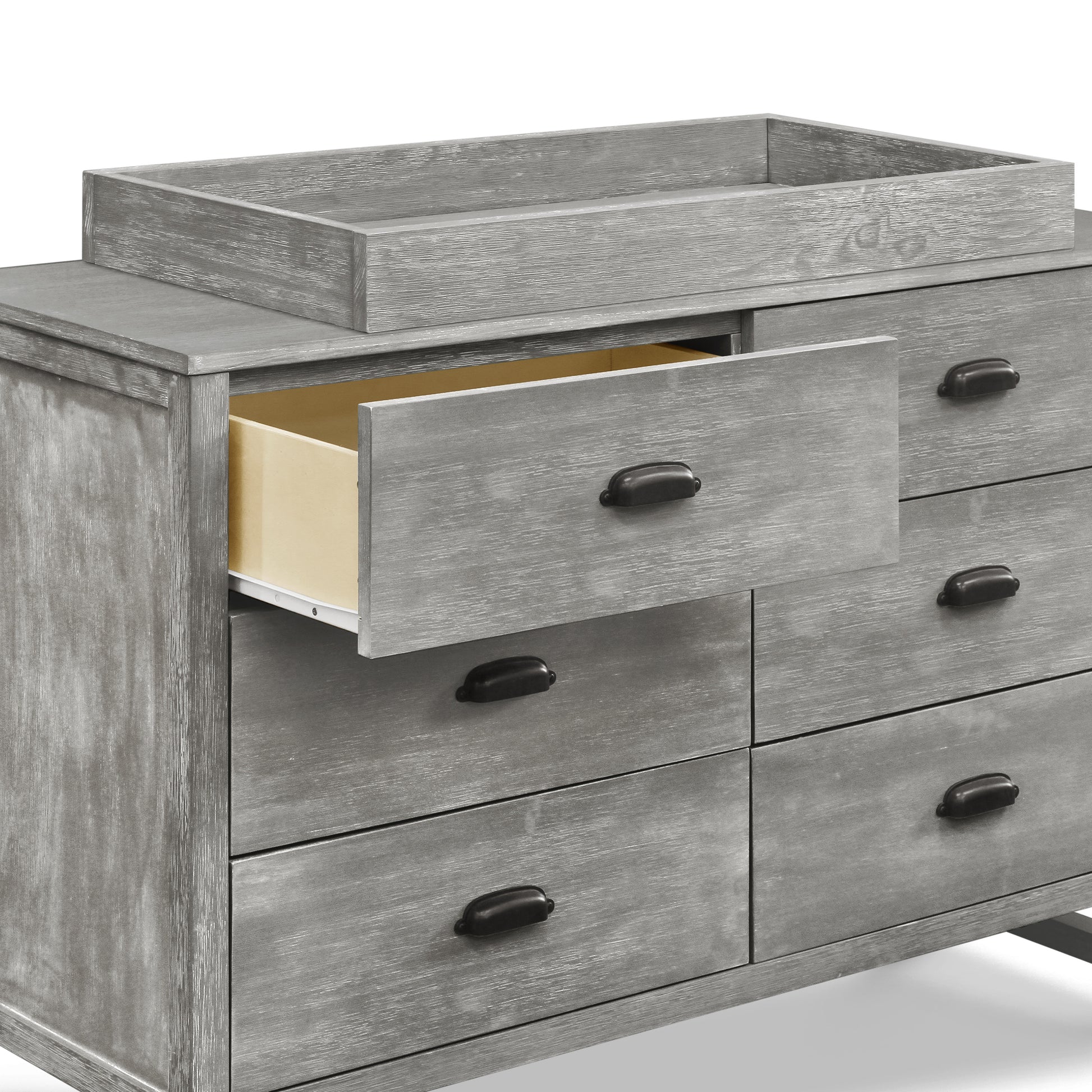 M13516CTG,DaVinci,Fairway 6-Drawer Double Dresser in Cottage Grey