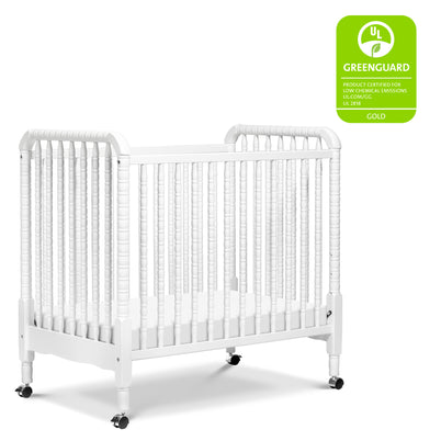 M7398W,DaVinci,Jenny Lind 3-in-1 Convertible Mini Crib in White